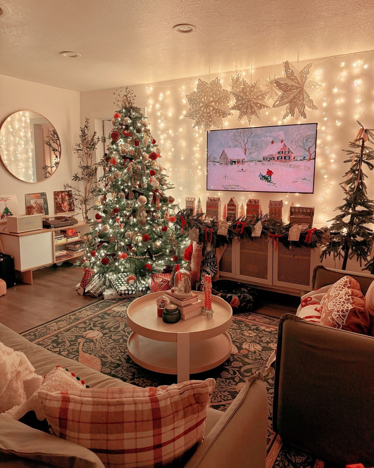 warm decoration living room